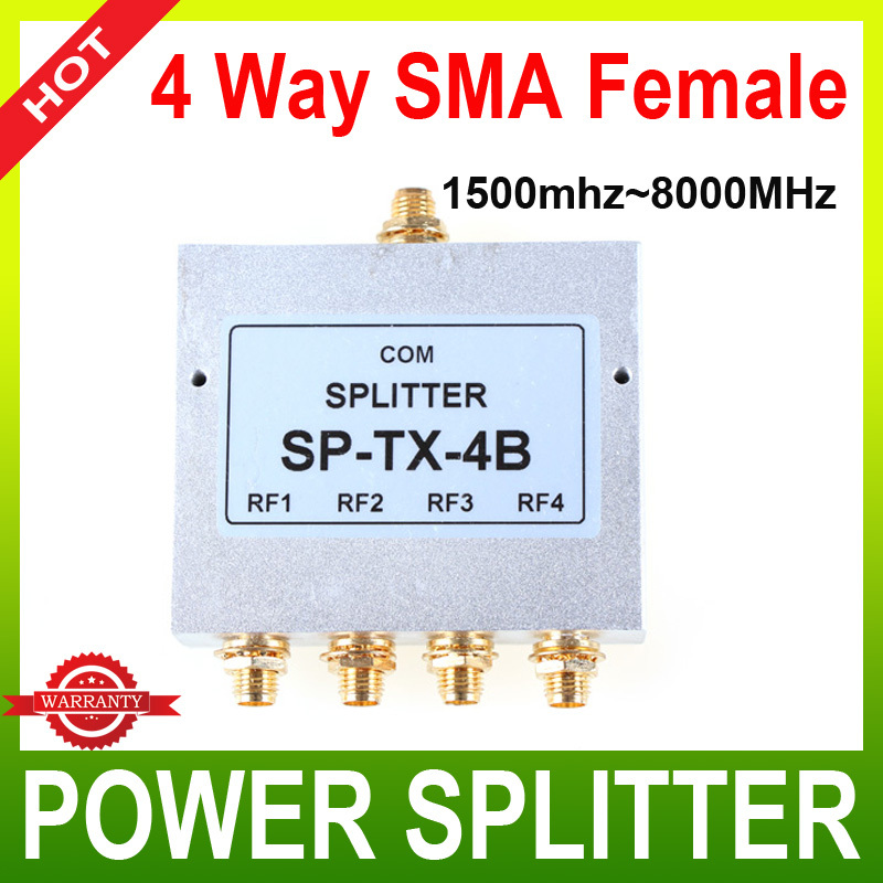 Smaパワー1500mhz~8000mhz4ウェイスプリッタ、 sma8ghzpower分周器信号ケーブルスプリッタメス分周器-その他ホームオーディオ、ビデオ機器問屋・仕入れ・卸・卸売り