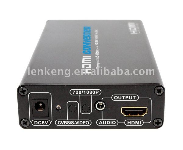 +ステレオの音声HDMI 1080Pのコンバーターへの合成そしてSビデオ-ホームシアターシステム問屋・仕入れ・卸・卸売り