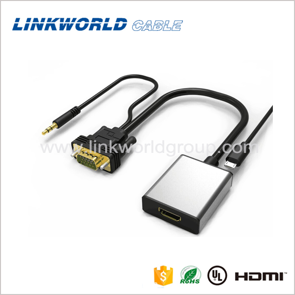 Linkworld信頼性の高いオーディオビデオコンバータvga hdmiコンバータ-その他ホームオーディオ、ビデオ機器問屋・仕入れ・卸・卸売り
