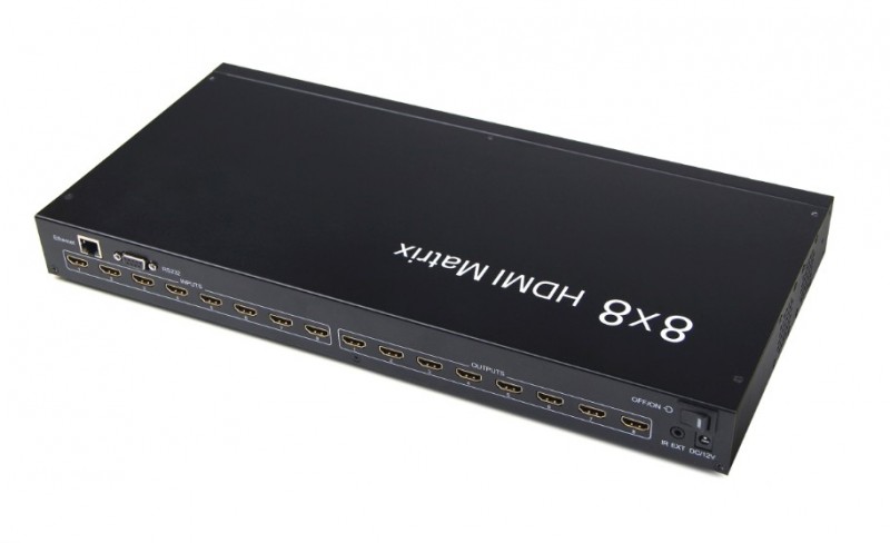 Hdmiマトリックス8 × 8スイッチャーv1.4でrs232サポート1080 p 3d-その他ホームオーディオ、ビデオ機器問屋・仕入れ・卸・卸売り