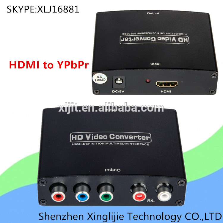 Hdmi へ の rgb コンポーネント (ypbpr の) ビデオ + r/l オーディオ アダプタ コンバータ hd テレビ-問屋・仕入れ・卸・卸売り