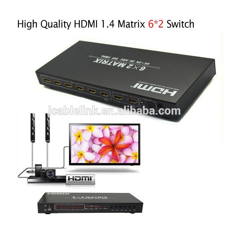 最新のhdmimatrixs6x24kx2k2x2のサポート・4x2,matrixsの4x4hdmiスイッチ用リモコン付きテレビプロジェクターhdデバイス-その他ホームオーディオ、ビデオ機器問屋・仕入れ・卸・卸売り