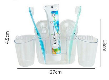 プラスチック透明な歯ブラシホルダー組み合わせのセット-カップ＆グラスホルダー問屋・仕入れ・卸・卸売り