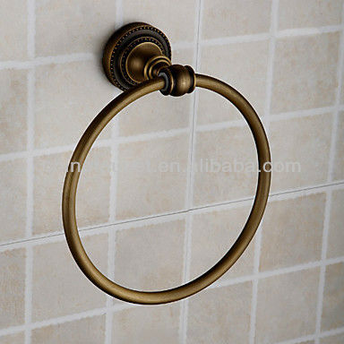 アンティーク真鍮の壁- マウントされている浴室のタオルリングba2012-タオルリング問屋・仕入れ・卸・卸売り