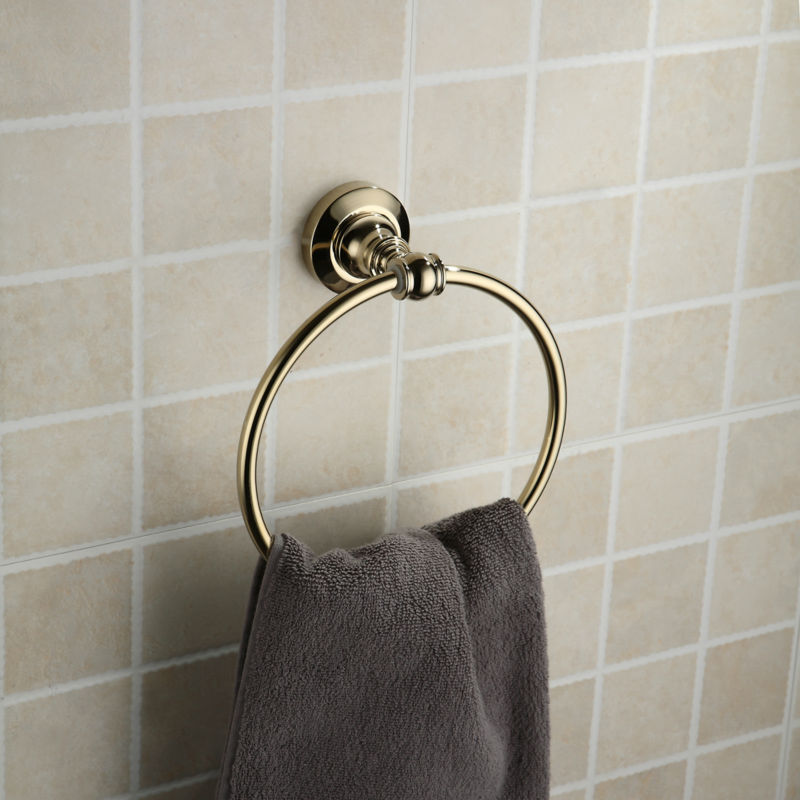 トップ販売2014年黄金の銅のバスタオルホルダーコレクション浴室のための真鍮のタオルリング-タオルリング問屋・仕入れ・卸・卸売り