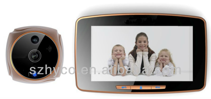 『5.0タッチスクリーンデジタルドアビューアサポートの携帯電話の呼び出しとmms-ドアビューアー問屋・仕入れ・卸・卸売り