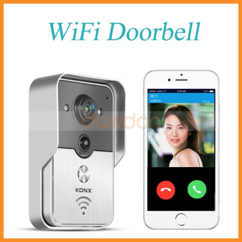 1.0mp 1/4 cmosセンサースマート防水ドアベル付き赤外線センサーwifiビデオドアベル-問屋・仕入れ・卸・卸売り