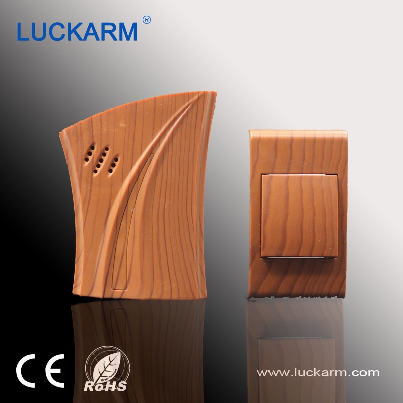 バッテリー電源ワイヤレスドアベル、2015 luckarm最新コードレス呼び鈴-ドアベル問屋・仕入れ・卸・卸売り