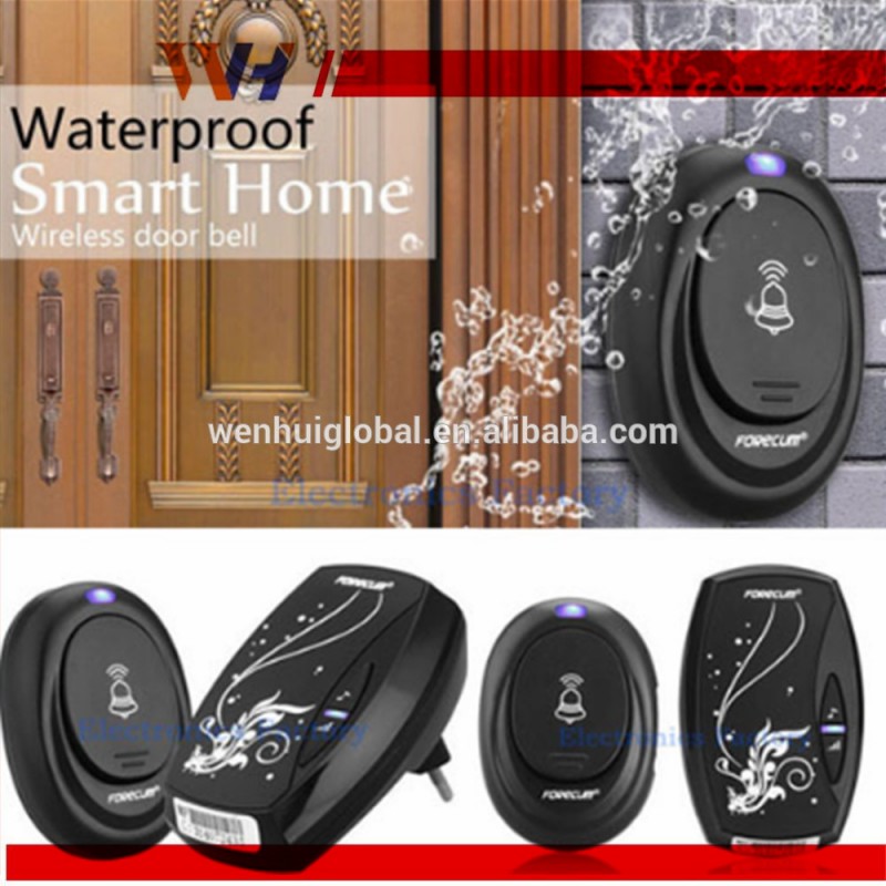 スマートデジタルledwireless220vacリモコンのホームドアのベルdoorbellplasticと呼び出しベル-ドアベル問屋・仕入れ・卸・卸売り