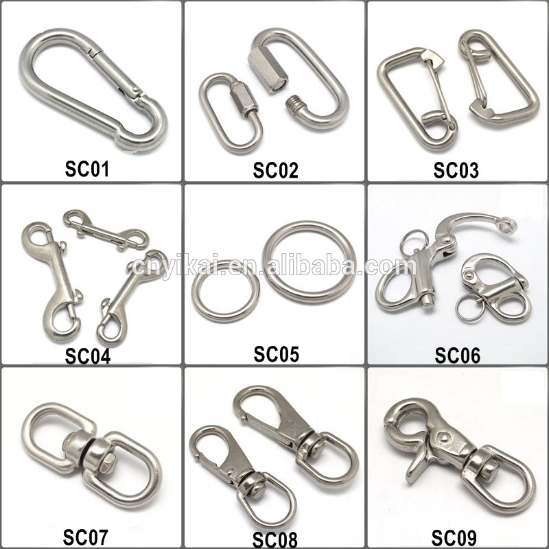 スイベルスナップシャックルadjustble/スイベルタイプのクライミングカラビナ-その他ファスナー問屋・仕入れ・卸・卸売り