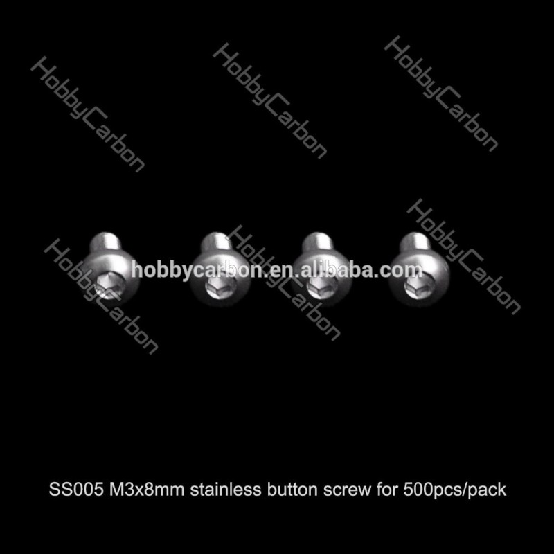 製造シルバー m3 * 8 ミリメートル六角ボタン ステンレス鋼ネジ/六角ボタン ボルト-ねじ問屋・仕入れ・卸・卸売り