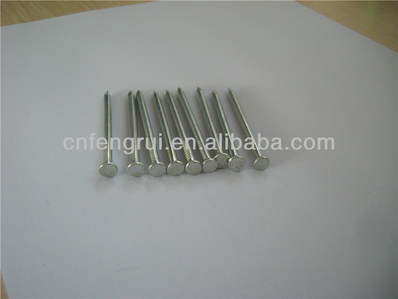 熱い販売の亜鉛めっきコンクリート釘ケーブルクリップ50x3.0mm滑らかな柄が付いたインド市場向けsuppilersある中国から-釘問屋・仕入れ・卸・卸売り