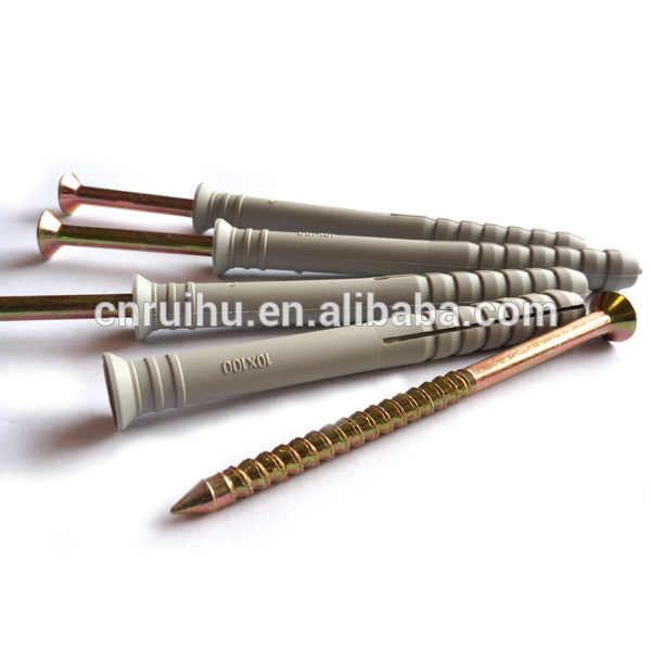 マッシュルームヘッドのナイロン中空金属製ネイルとＨＩＴＡＮＣＨＯＲzamc1/4" x5/8"-アンカー問屋・仕入れ・卸・卸売り
