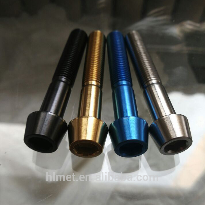 航空宇宙グレード完全鍛造cncチタンボルトでさまざまな色-ボルツ問屋・仕入れ・卸・卸売り