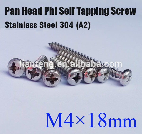 Din7981m4*18mmセルフタッピングねじステンレス鋼-ボルツ問屋・仕入れ・卸・卸売り