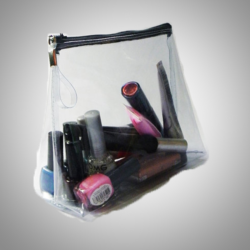 クリアプラスチックビニールeva pvcソフトジップロックバッグ用化粧品-包装袋問屋・仕入れ・卸・卸売り
