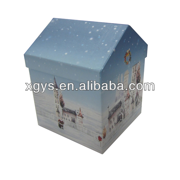 House Shape Gift Box For Christmas Series-梱包箱問屋・仕入れ・卸・卸売り