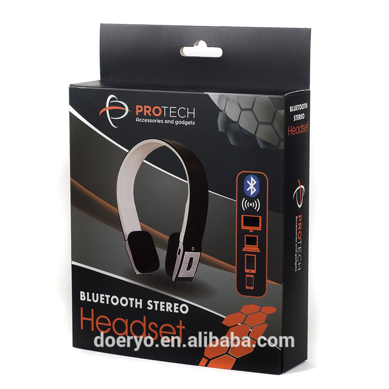Bluetoothステレオヘッドセット包装供給、含まれるユーザーマニュアル印刷-梱包箱問屋・仕入れ・卸・卸売り