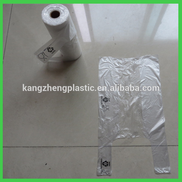 Hdpe tシャツバッグ上のロール、プリントプラスチックバッグ上のロール-包装袋問屋・仕入れ・卸・卸売り