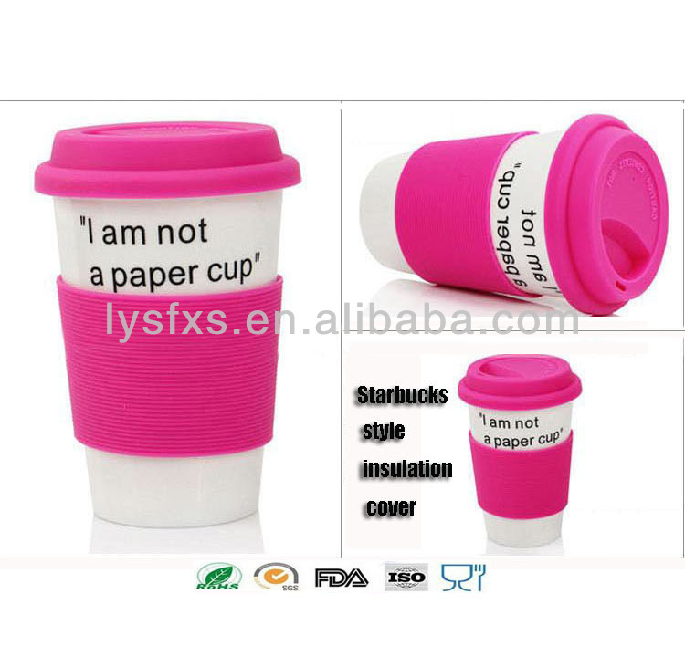 エコ- フレンドリーなfda規格・シリコーンコーヒーマグカップのふた/カバー-ふた、キャップ類問屋・仕入れ・卸・卸売り