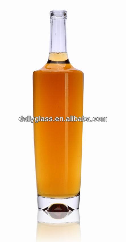 水のボトル1リットル透明なガラスの瓶-ボトル問屋・仕入れ・卸・卸売り