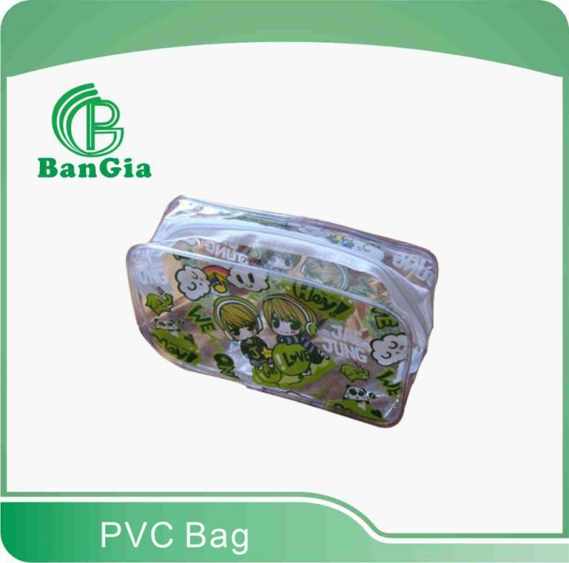 透明pvc化粧バッグ付きジッパー-包装袋問屋・仕入れ・卸・卸売り