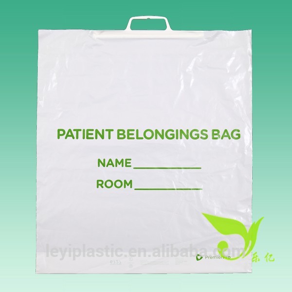 患者持ち物袋( リジッドハンドル)、 白色パーソナル属するバッグカスタム印刷で-包装袋問屋・仕入れ・卸・卸売り