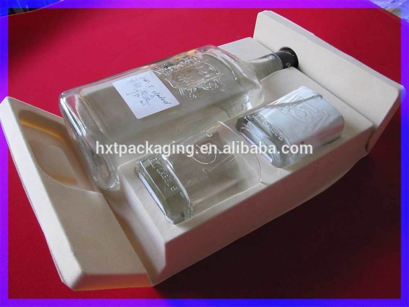 カスタムプラスチックフロック加工ブリスターインサート用トレイcosmetict/ワインボトル-包装用トレー問屋・仕入れ・卸・卸売り