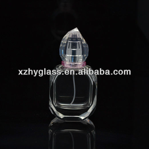 50ml、 100ml付き香水ガラスボトルポンプとキャップ-ボトル問屋・仕入れ・卸・卸売り