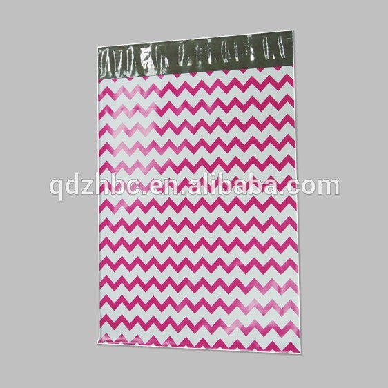 不透明な12x15" ピンクシェブロンポリメーラーの封筒-包装袋問屋・仕入れ・卸・卸売り