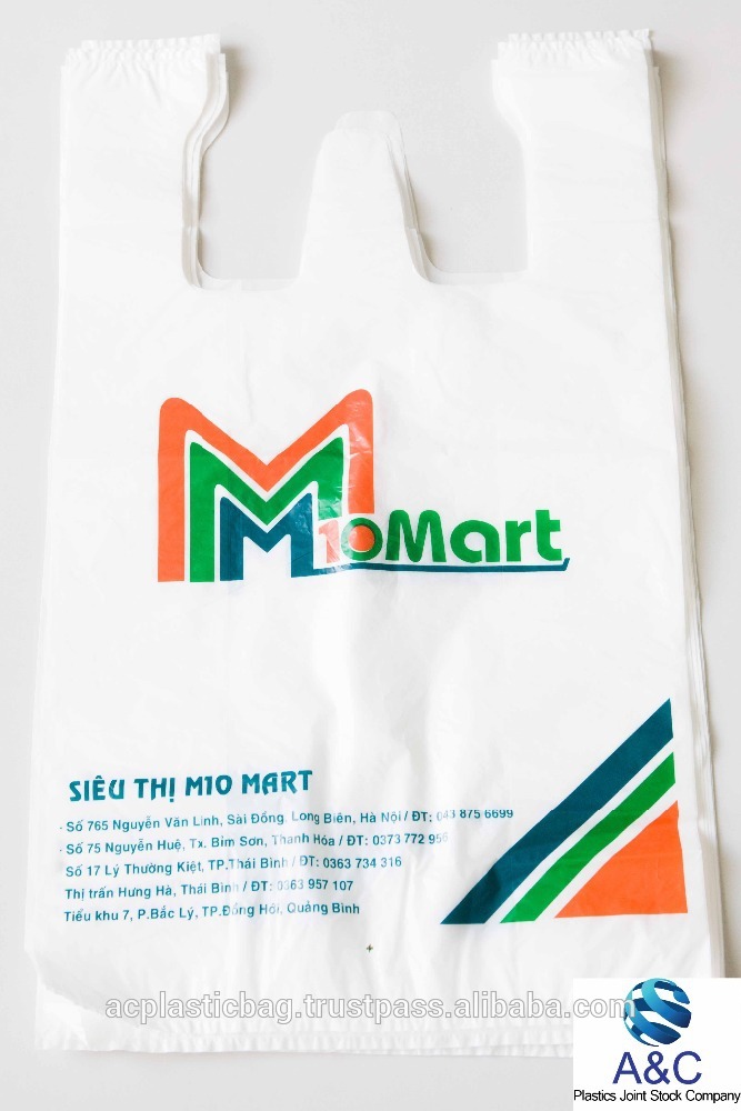 高品質のhdpet- シャツビニール袋極度の市場のための、 小売店、 家庭用、 毎日-包装袋問屋・仕入れ・卸・卸売り