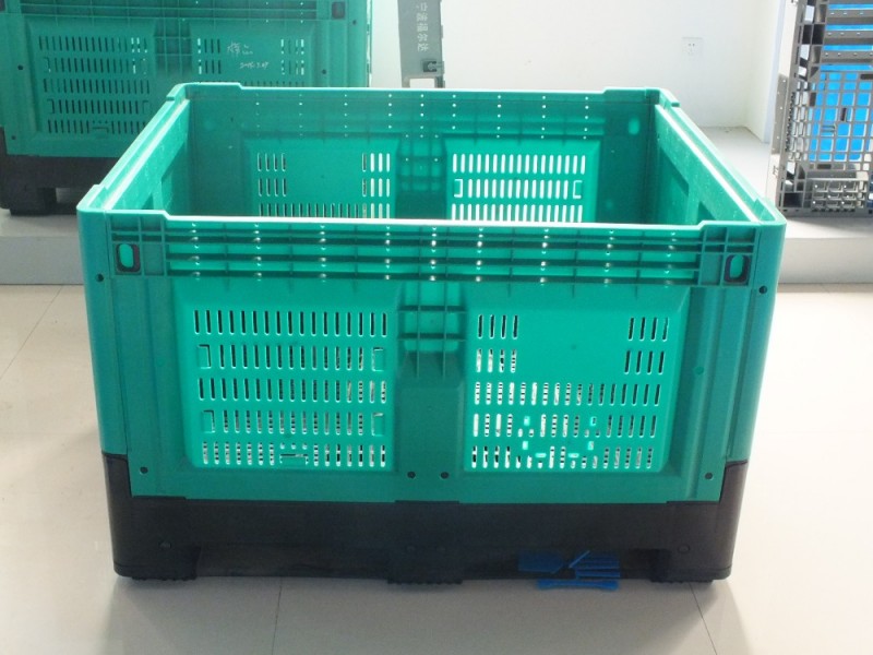 網状メッシュ折りたたみプラスチックパレットボックス/プラスチック容器用果物と野菜収納-パレット問屋・仕入れ・卸・卸売り