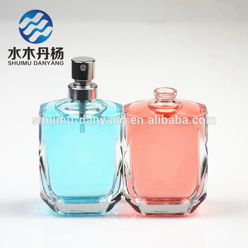 スクエア ファンシー ガラス香水スプレー ボトル 50 ミリリットル メーカー用女性-問屋・仕入れ・卸・卸売り