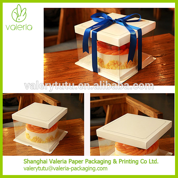 ボックス ケーキ結婚式の デザイン 、 クリア プラスチック ウエディングケーキボックス エレガント-問屋・仕入れ・卸・卸売り