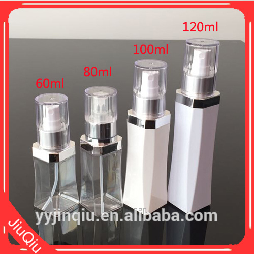 Petg60ml/空のプラスチック製のペットリフィル香水噴霧器ボトルスライバアルミニウム24/410ゴールドカラー香水瓶用微細なミストスプレー-ボトル問屋・仕入れ・卸・卸売り