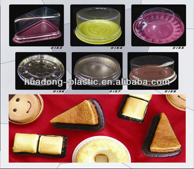 使い捨てのプラスチック製の低価格でケーキのコンテナボックス-梱包箱問屋・仕入れ・卸・卸売り