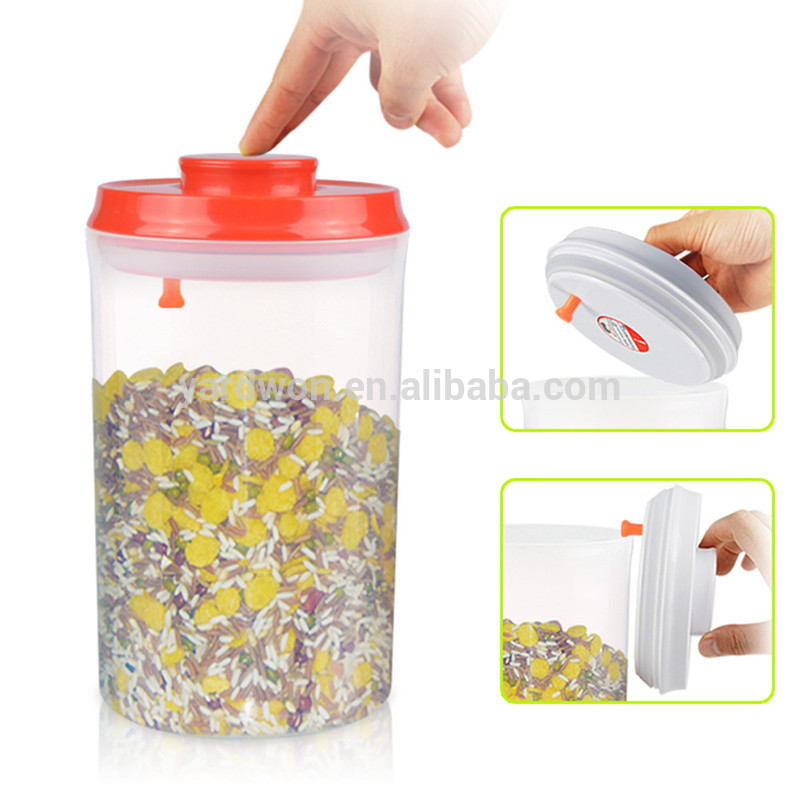 2リットル気密プラスチック食品収納プッシュポップコンテナ-収納ボックス類問屋・仕入れ・卸・卸売り