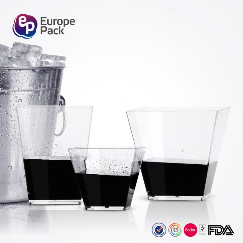 Epk新しいデザイン使い捨てスクエア食品グレードfda bpaフリー透明プラスチックキャンディコンテナ蓋付き-梱包箱問屋・仕入れ・卸・卸売り