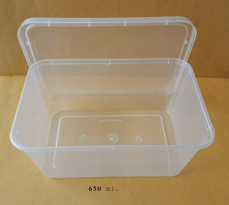 ppプラスチック使い捨て食品グレードvpf650食品容器-梱包箱問屋・仕入れ・卸・卸売り