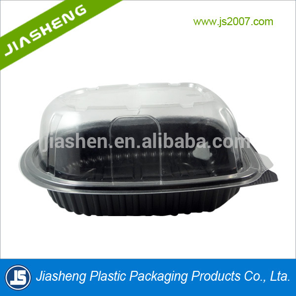 Ppプラスチック使い捨て取る- 離れてローストチキン容器透明ふた付き小売用電子レンジ用-包装用トレー問屋・仕入れ・卸・卸売り