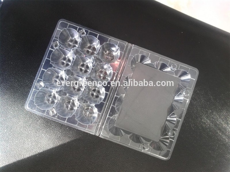 ウズラの卵12clearペットのプラスチック製の卵のカートン/ウズラの卵trays/ウズラの卵トレイパッキング-包装用トレー問屋・仕入れ・卸・卸売り