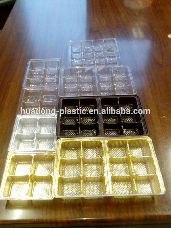 金色銀色pvcペットブリスタートレイボックスコンテナ-梱包箱問屋・仕入れ・卸・卸売り