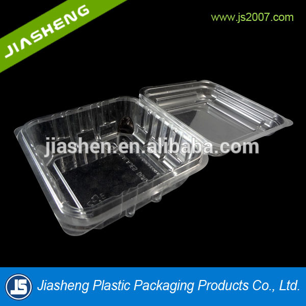 使い捨てのプラスチック製のフルーツ包装/エコ- フレンドリーなクラムシェルフルーツ四角いかご-包装用トレー問屋・仕入れ・卸・卸売り