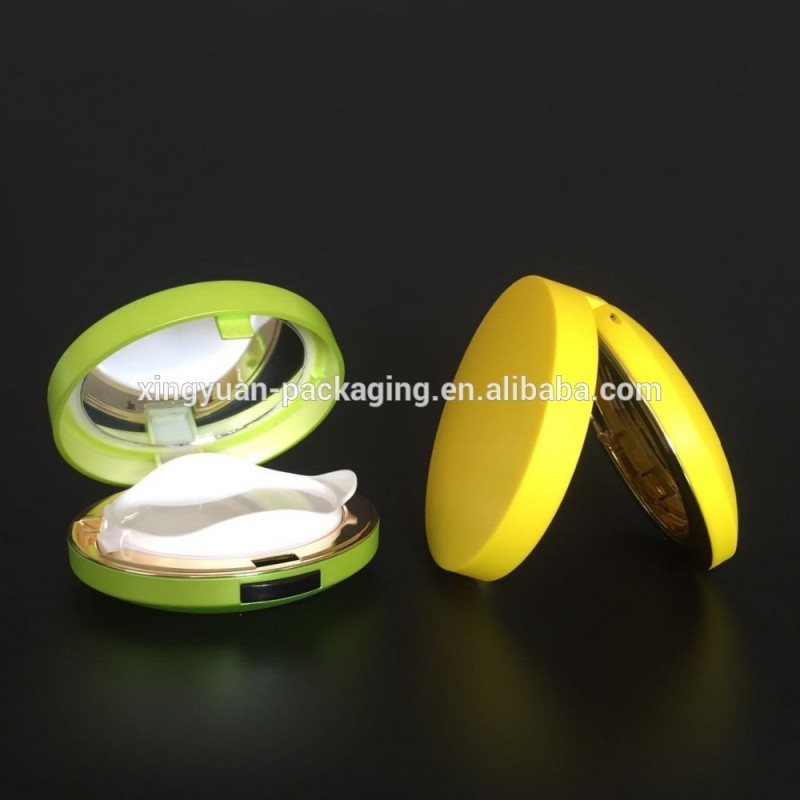 ラウンドコンパクトパウダーbbccエアクッションケース鏡付化粧品クリームメイクアップ容器-梱包箱問屋・仕入れ・卸・卸売り