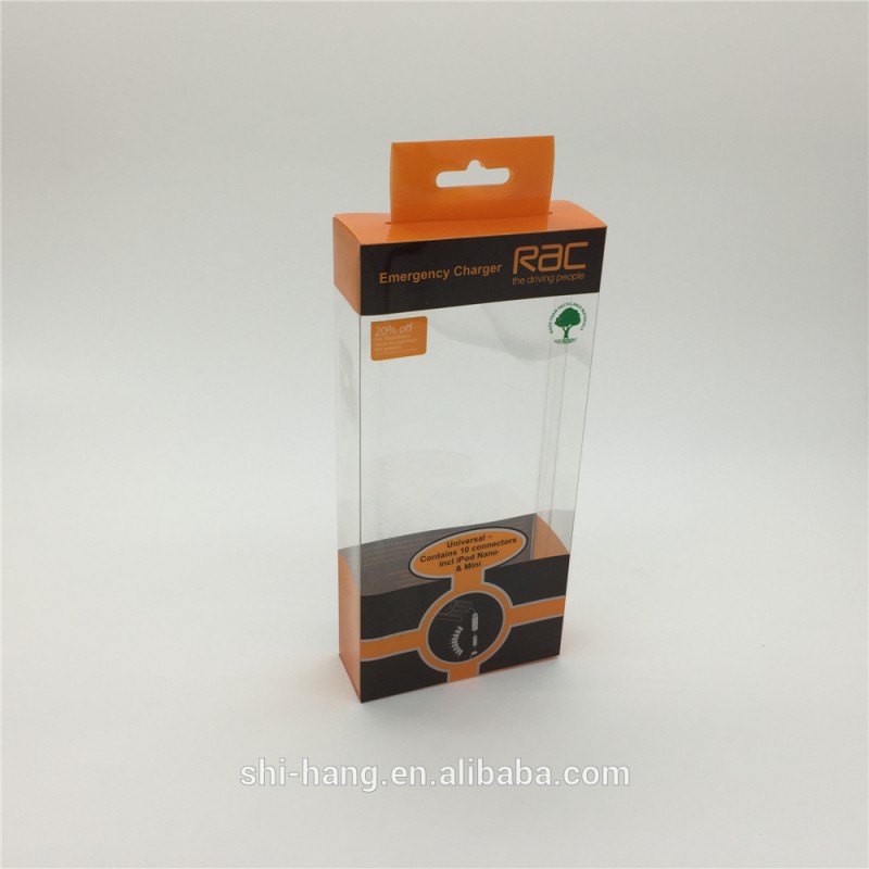 オフセット印刷色プラスチックペットpvc折りたたみボックス包装用緊急充電器、 車の充電器、 壁の充電器-問屋・仕入れ・卸・卸売り