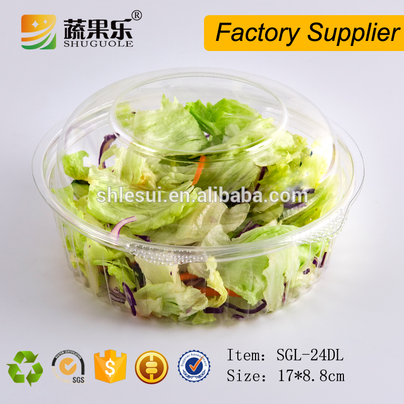 クリアペット使い捨て新鮮な野菜サラダフルーツプラスチック包装箱-梱包箱問屋・仕入れ・卸・卸売り