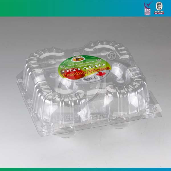 4パックのトマトのためのプラスチック食糧容器-梱包箱問屋・仕入れ・卸・卸売り