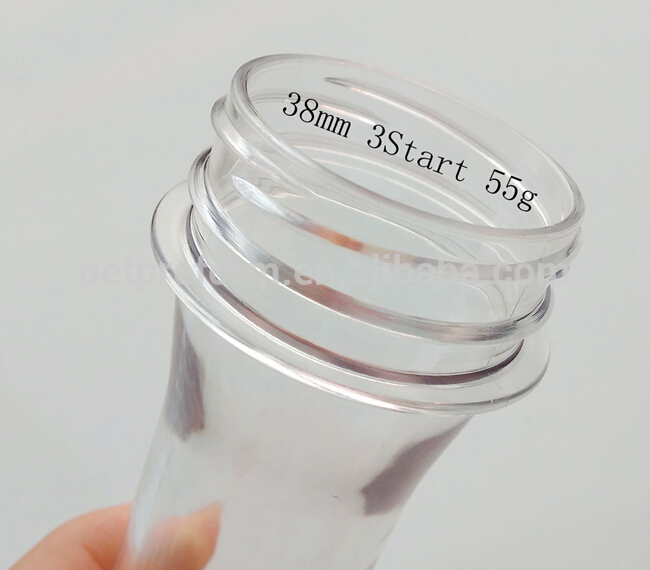 38ミリメートルプラスチックウォーターボトル用プリフォーム、 2l65g75グラムプラスチックハンドル付きボトルプリフォームとキャップ-プリフォーム問屋・仕入れ・卸・卸売り