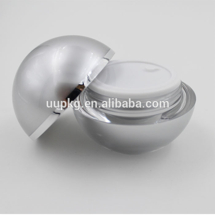 uu包装のトップグレード人気のボールアクリルクリームジャーのための工場直接販売-瓶、容器類問屋・仕入れ・卸・卸売り