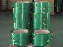 緑のペットストラップバンドポリエステルストラップバンド-ひも、テープ類問屋・仕入れ・卸・卸売り